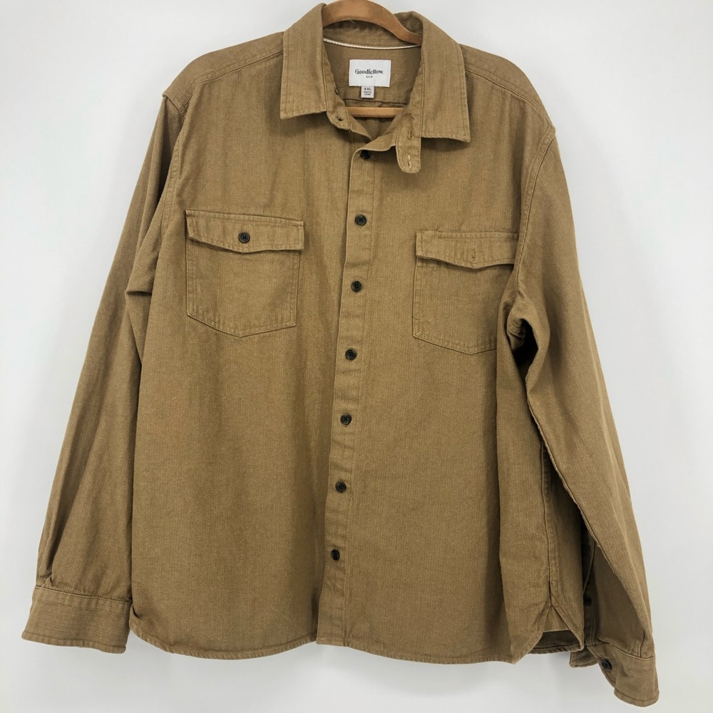 Goodfellow&Co Brushed Denim Casual Button Up Shirt - Picture 11 of 11